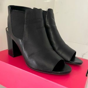 EUC Cole Haan GrandOS Open toe Leather Bootie